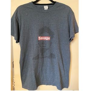 21 Savage, grey, cotton t-shirt